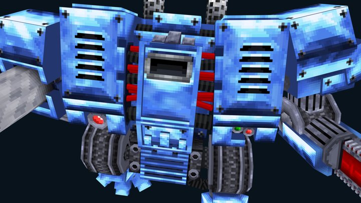 Mecha Robot 3D Model