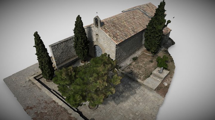 Old Church photogrammetry with drone 3D Model