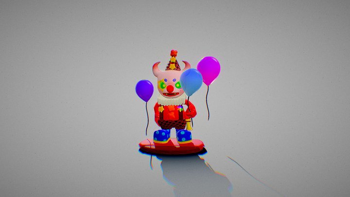 Clown Devil! 3D Model