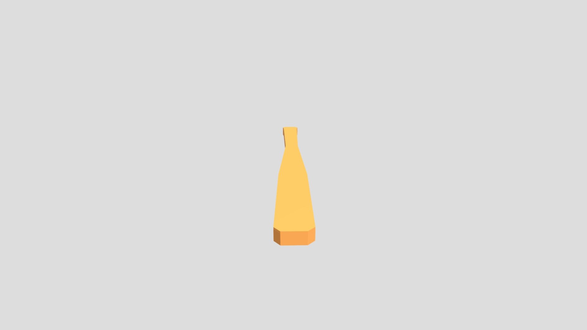 low poly baseball bat