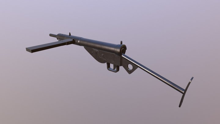 Sten Gun 3D Model