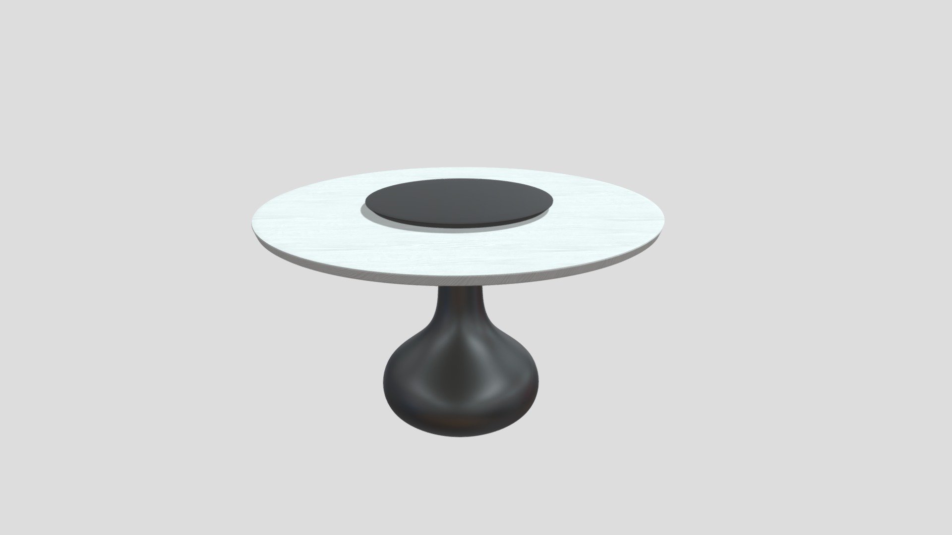 White oak veneer table