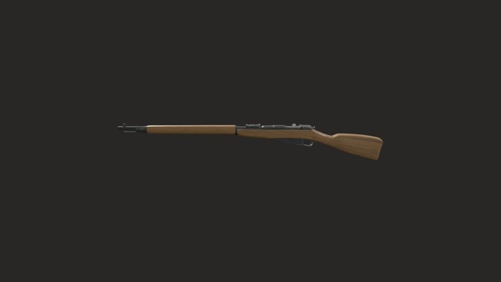 Mosin Nagant Rifle 3D Model