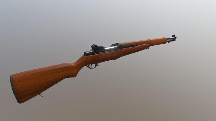 M1 Garand PBR 3D Model
