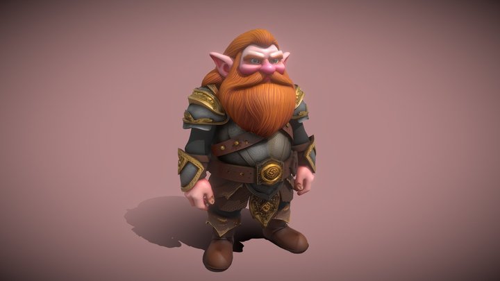 Dwarf Test - Prompt 3D Model