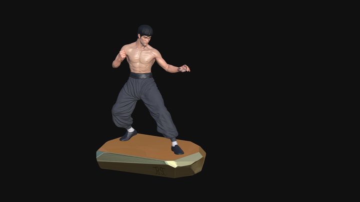 Bruce Lee 3D Model