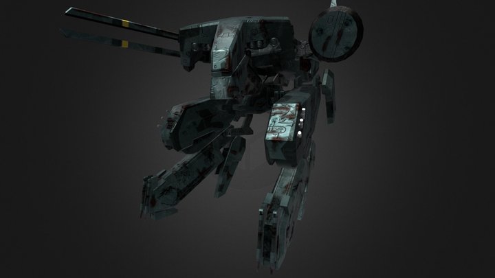 Metal Gear Rex Fanart 3D Model