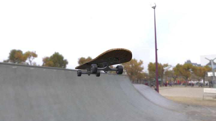 Skateboard 3D Model