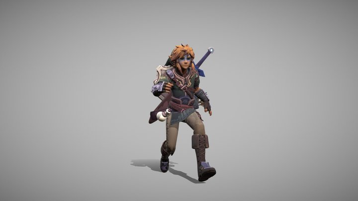 Link Idle Walk and Run 3D Model