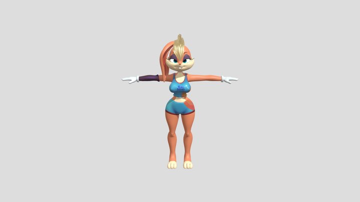 Lola_the_bunny__free 3D Model