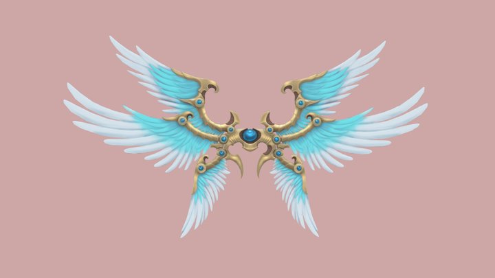 Angel Wings 3D Model