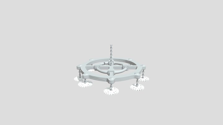 Lampara SteamPunk 3D Model