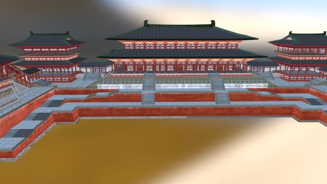 大明宫-含元殿 3D Model