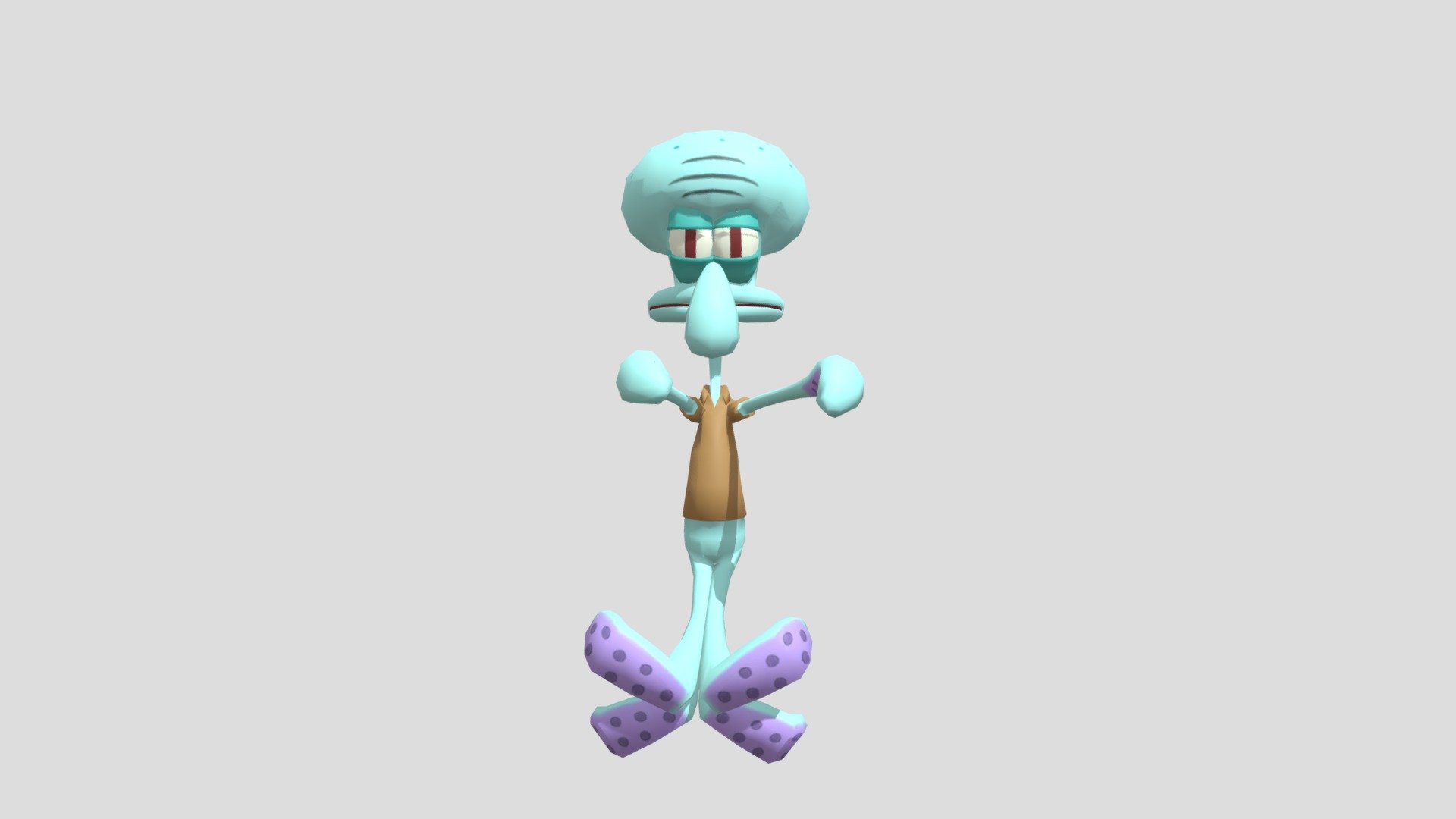 Squidward - Download Free 3D model by samrahimi2013 [34d297e] - Sketchfab