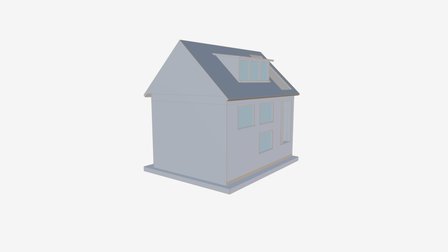 isolatieplan huis v2 3D Model