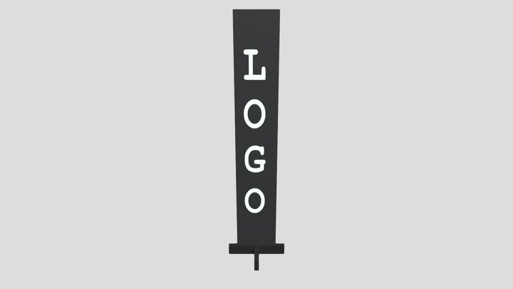b_logo 3D Model