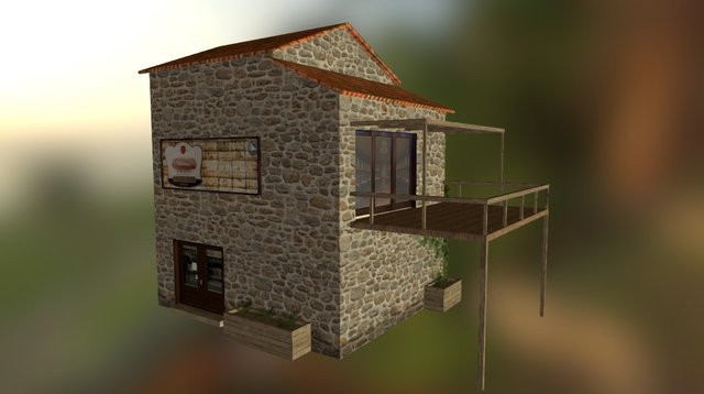 House_ Wine Bar 3D Model