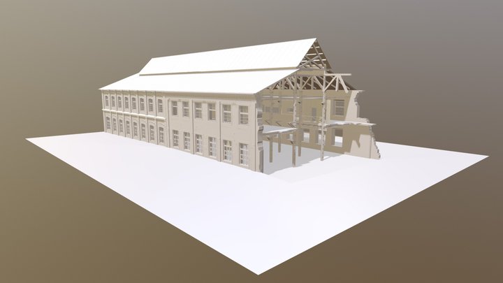 Токарно-механическая мастерская 3D Model