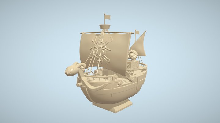 ONE PIECE - GOING MERRY 3D PRINTING MODEL 3D Model