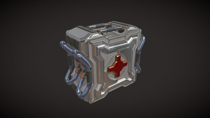 First Aid kit.Free Game ready asset. 3D Model