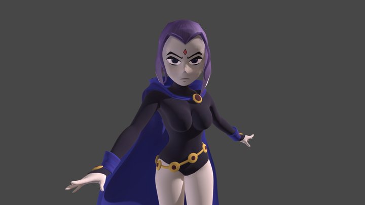 Raven 3D Model