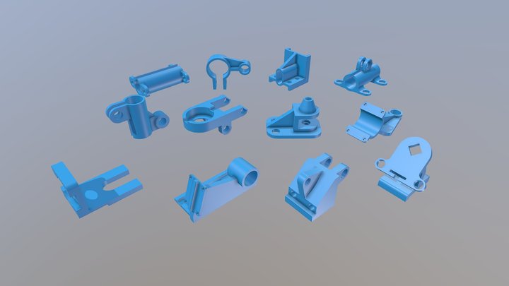 Mechanical Kitbash #5 3D Model