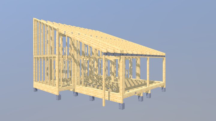 Hytte, Svolvær 3D Model