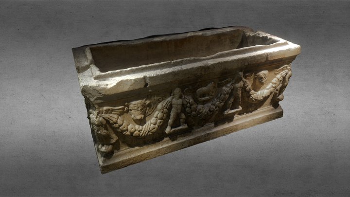 Sarcophagus with garland – Modelo 3D gratuito STL