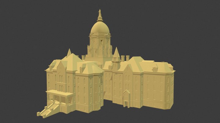 Administration Building: Notre Dame 3D Model