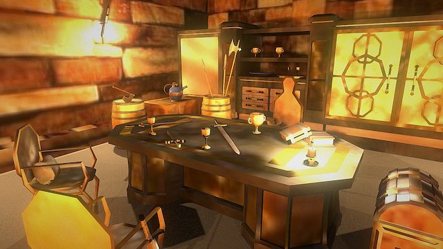 Medieval Room 3D Model