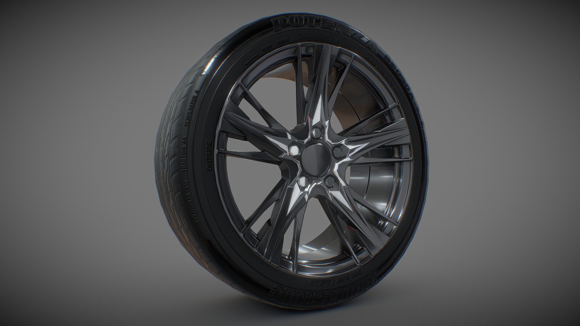 FREE wheel 235 - public domain (CC0) - Download Free 3D model by Unity ...