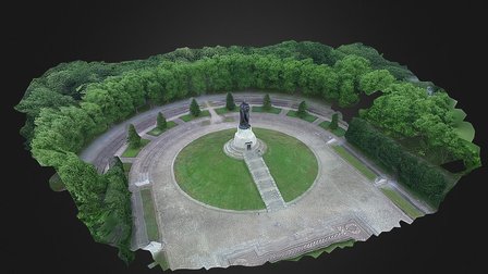 Russian Victory Monument - Berlin 3D Model