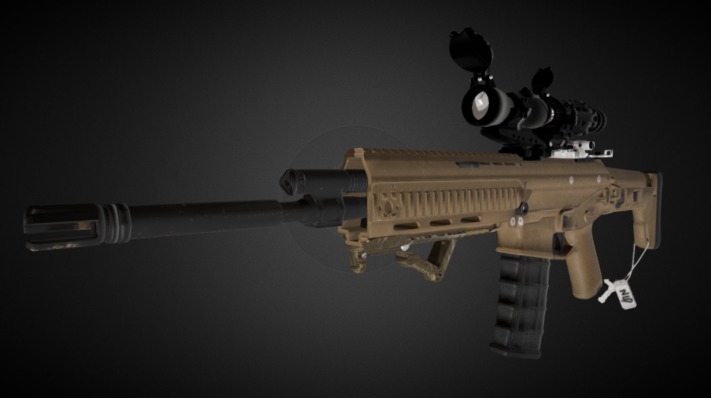 SCAR-H - 3D model by Gonzalit [34d9e0e] - Sketchfab