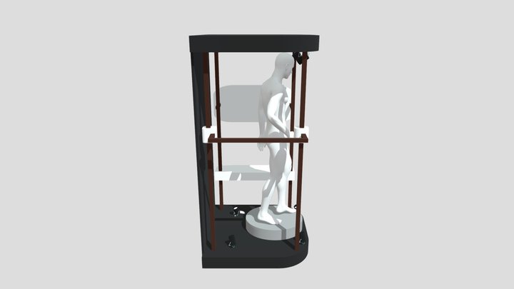 final booth empty 3D Model