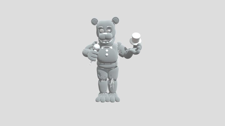 TMG_ Withered_ Freddy 3D Model