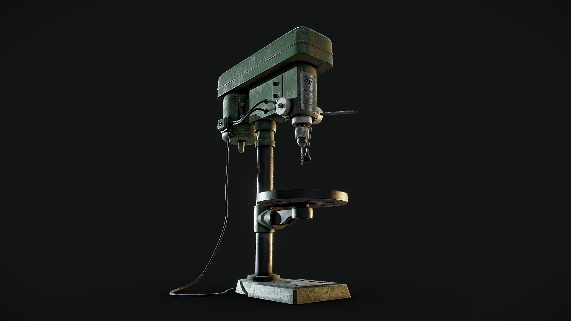CHICAGO MACHINE TOOLS - Heavy duty drill press — Sketchfab embed 3D viewer