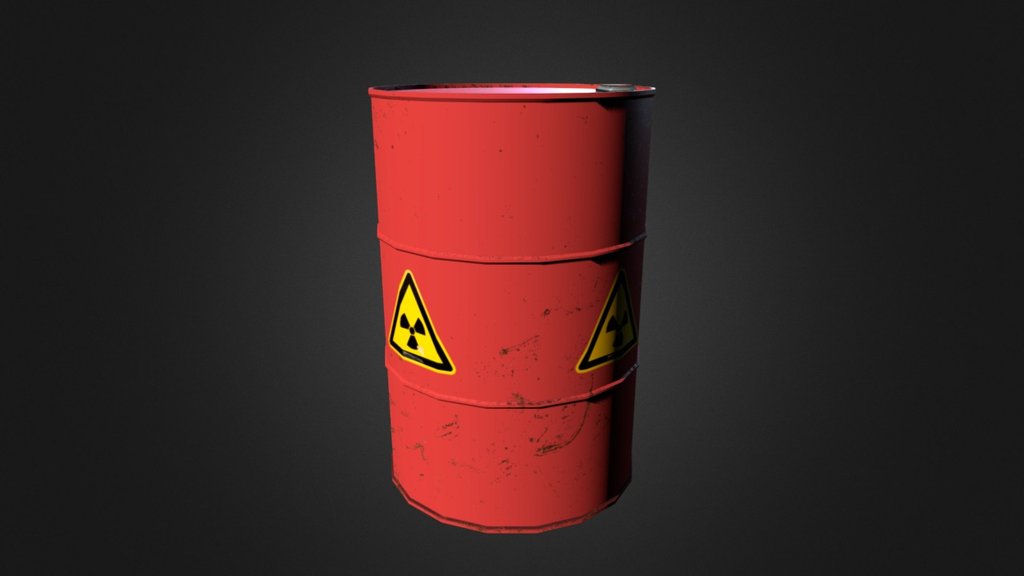 Simple Lowpoly Barrel