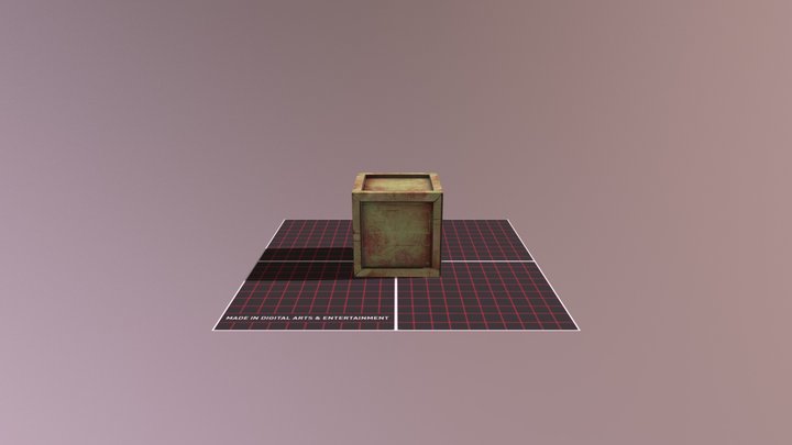 Crate 3D Model
