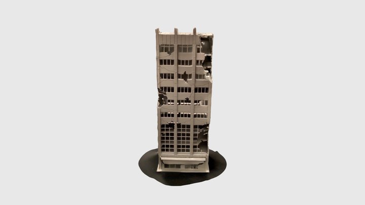 Destroyed building 3D Model