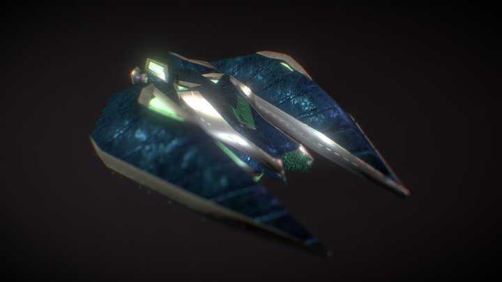 Field Spaceship 3D Model