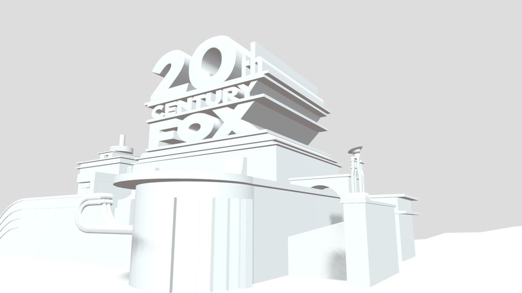 20th century fox logo elvolution - A 3D model collection by alexander81408  - Sketchfab