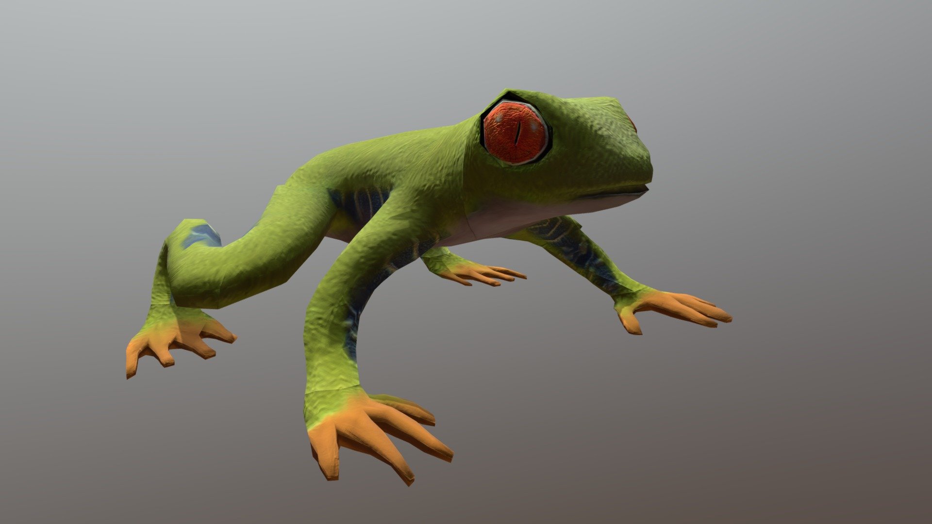 Green Frog - Buy Royalty Free 3D model by 3dlowpoly [34de7b1 ...