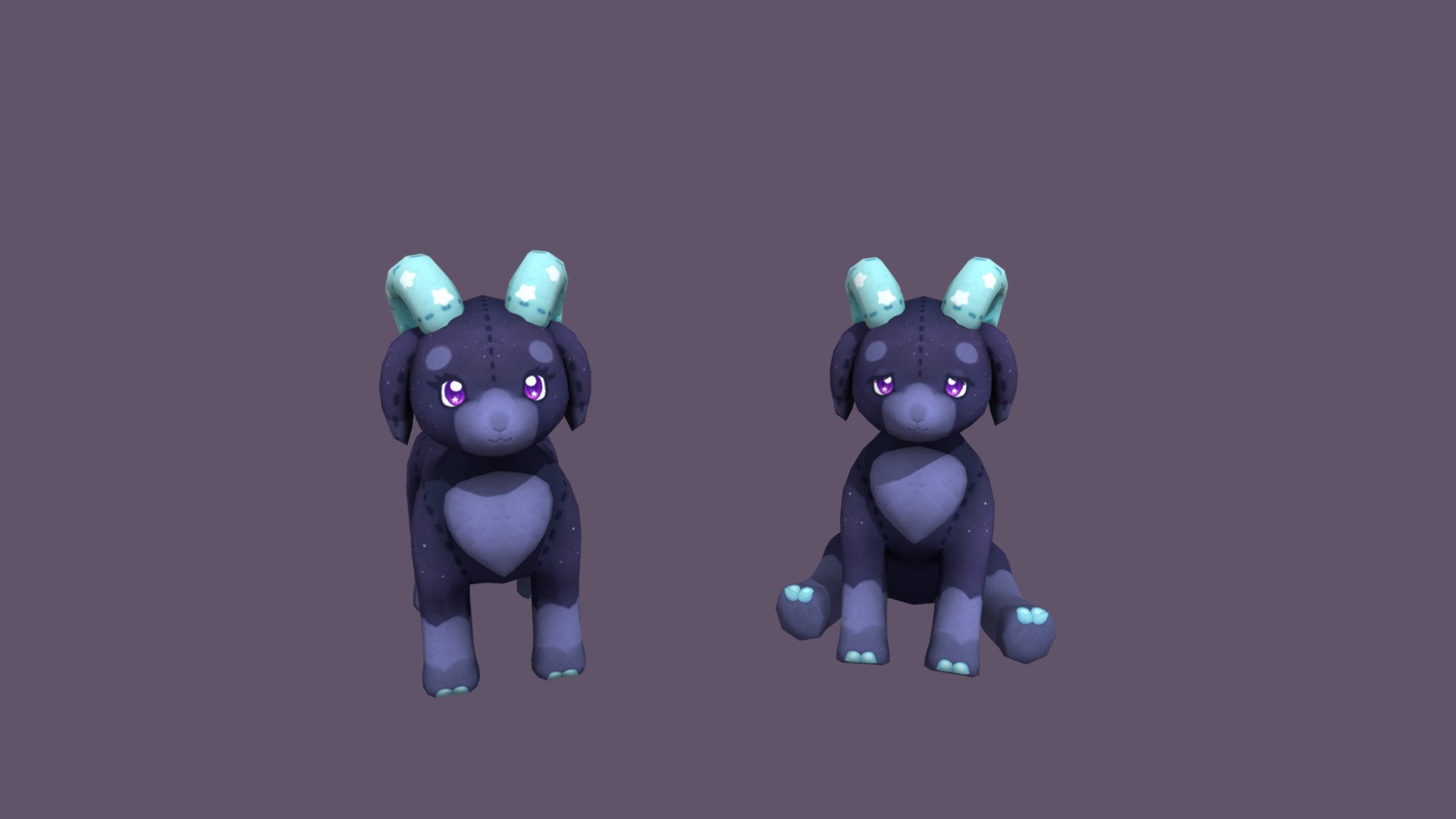 Starry Goat Plush - 3D model by Rika Creature (@rikacreature) [34df658 ...