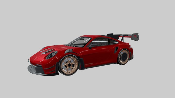 porsche-992-gt3-rs-manthey-kit 3D Model