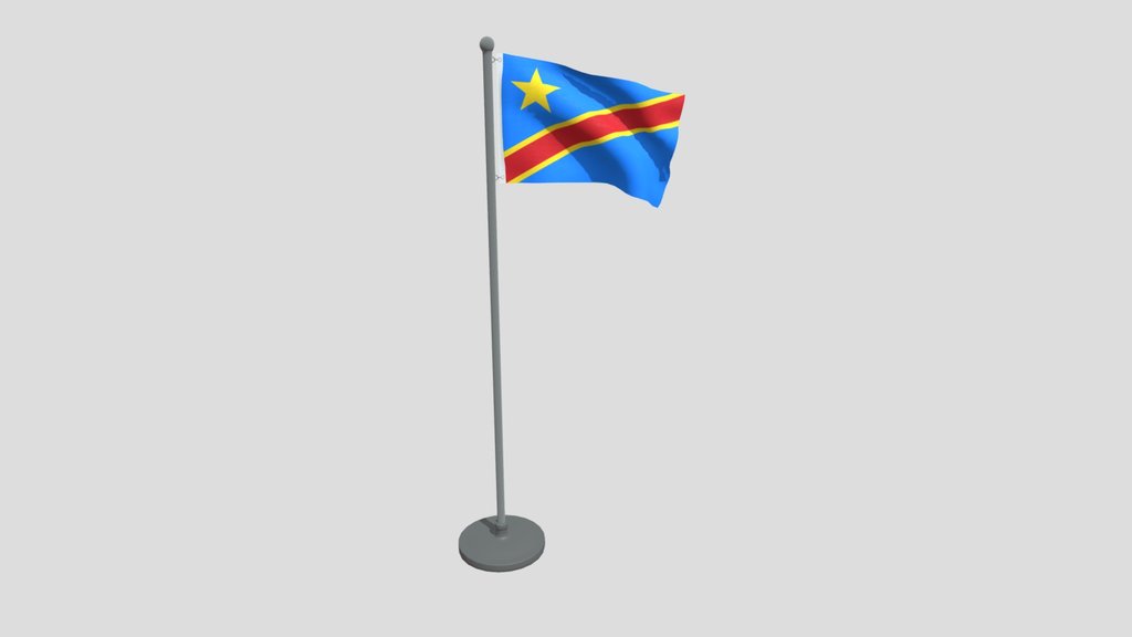 Animated Flag Of The D R Of The Congo