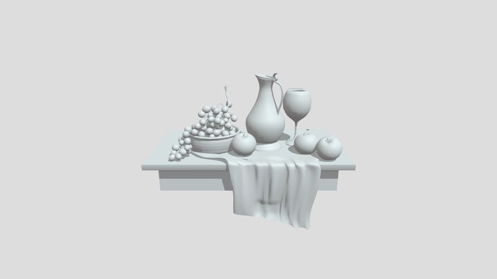 Still life scene 3D Model