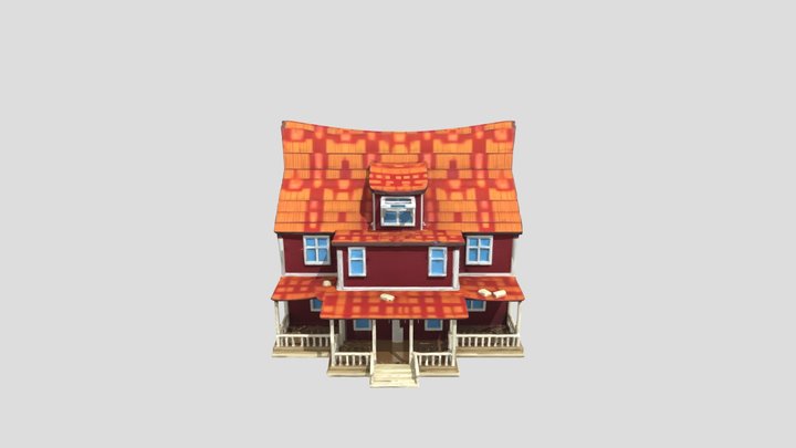 dark riddle house 2 3D Model
