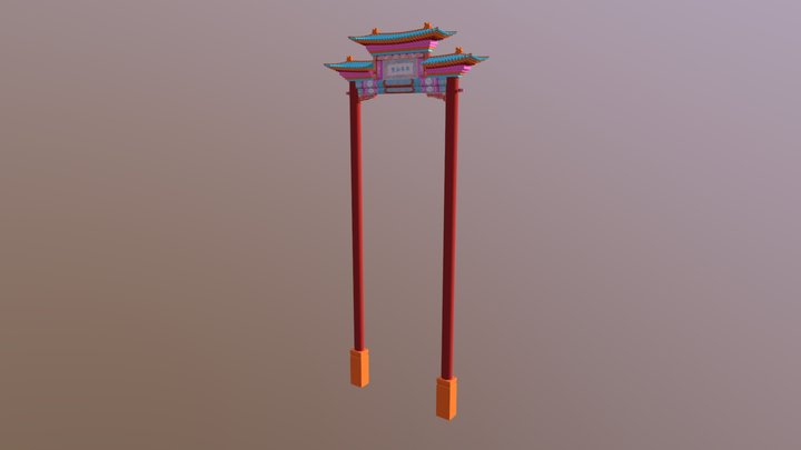 GATE CHINA 3D Model