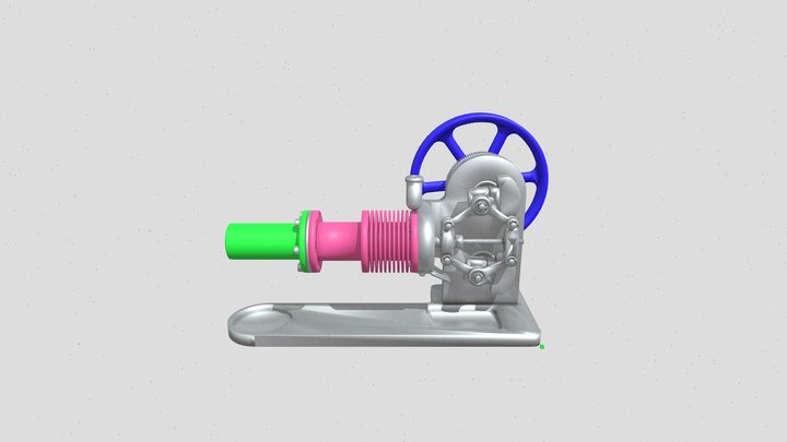 Motor stirling 3D Model