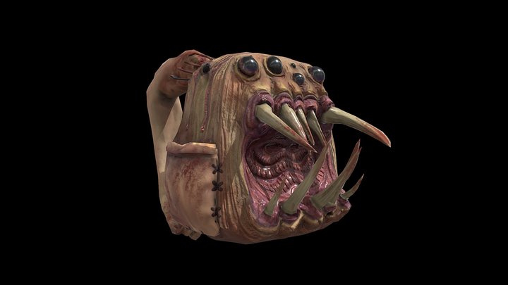 Creature Backpack 3D Model